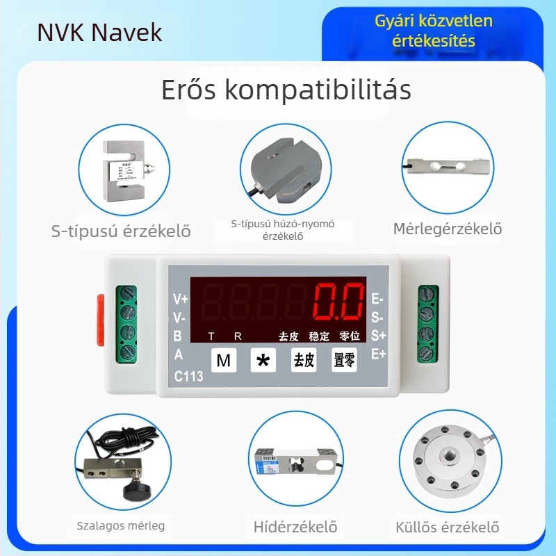Navic sín típusú mérőadó RS485 digitális jel erősítő szenzoradat-gyűjtő modul C113