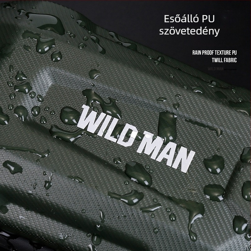 WILD MAN kerékpár nyeregtáska - PU+EVA+polyester; 0,8 L kapacitás; modell GD700; tárgyak és gadgetek tárolására