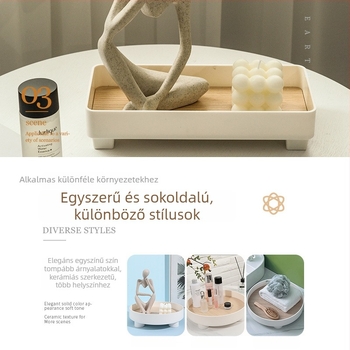 Fa tál ékszerek tárolására - 2L kapacitás, modell 5042