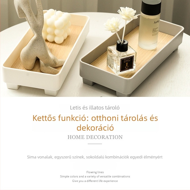 Fa tál ékszerek tárolására - 2L kapacitás, modell 5042