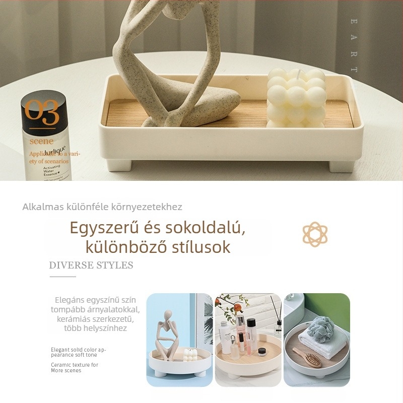 Fa tál ékszerek tárolására - 2L kapacitás, modell 5042