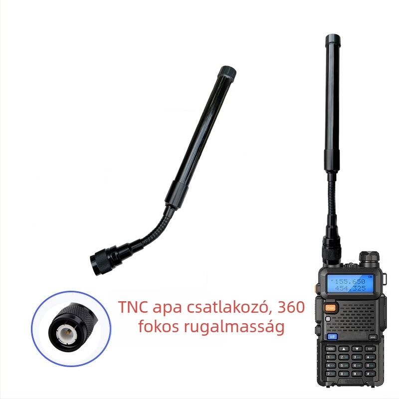 FPV drón jelátviteli antenna üvegszálas gooseneck-kal, nagy nyereség, 1428–1448 MHz, 1.4–1.5 GHz