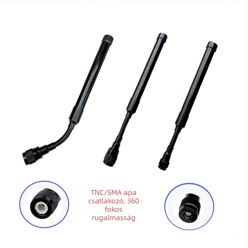 FPV drón jelátviteli antenna üvegszálas gooseneck-kal, nagy nyereség, 1428–1448 MHz, 1.4–1.5 GHz