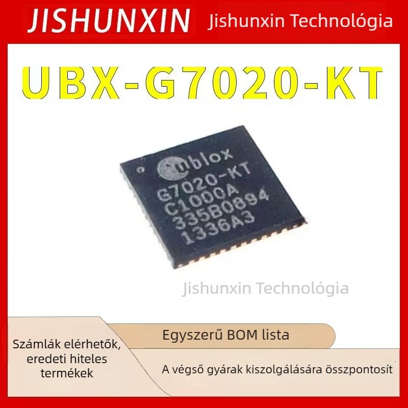 UBX-G7020-KT jel-erősítő chip, U-blox/Youbeiluo, QFN-40 csomag, gyári standard frekvencia