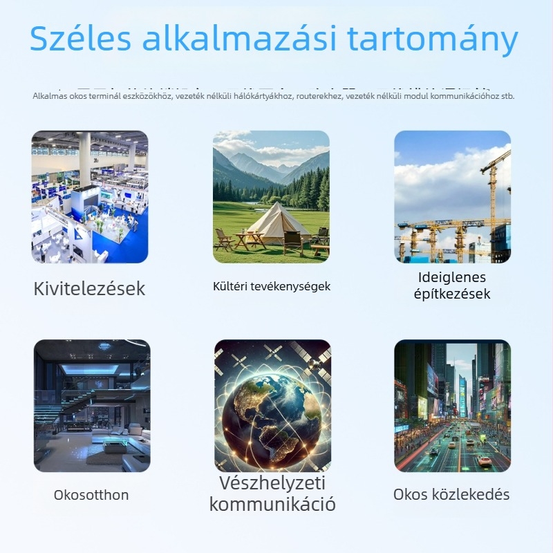Antenna SMA interfésszel, nagy nyereség, üvegszálas, vízálló