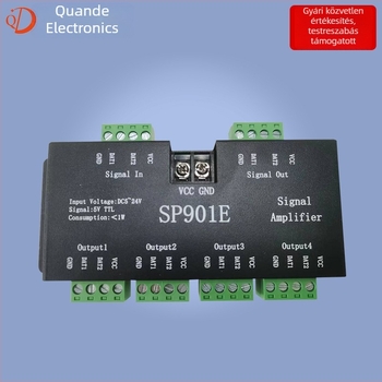 SP901E LED-szalag bővítő és többcsatornás jel-alapú erősítő automatikus párosítással, DC12-24V, CE