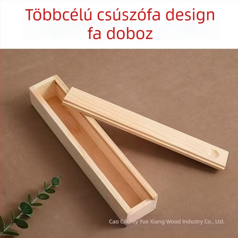 Fából készült tömjéntartó doboz gravírozott felülettel, testreszabható belsővel és logóval