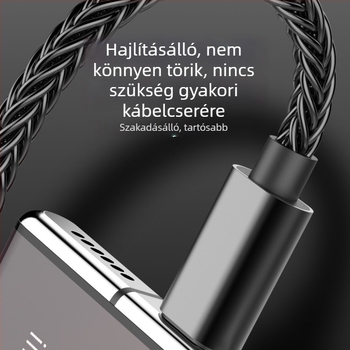 Type-C-ről 3,5 mm fejhallgató adapter USB-C eszközökhöz, HD hangminőség