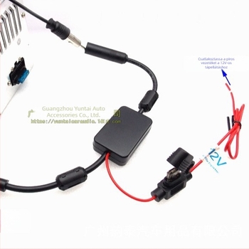 Autó FM/AM rádiójel erősítő - 12V bemenet, univerzális interfész, modell FM-BST05, súly 0,3 kg, Evoresn/Yisen