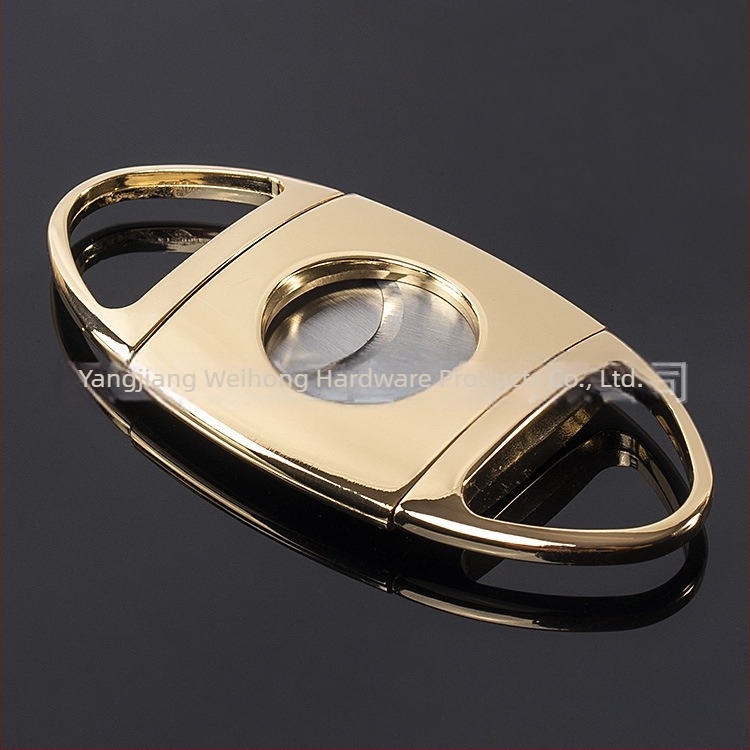 Szivarolló olló, cink ötvözet, kétoldalas penge, díszdoboz, logó nyomtatva, testreszabás elérhető