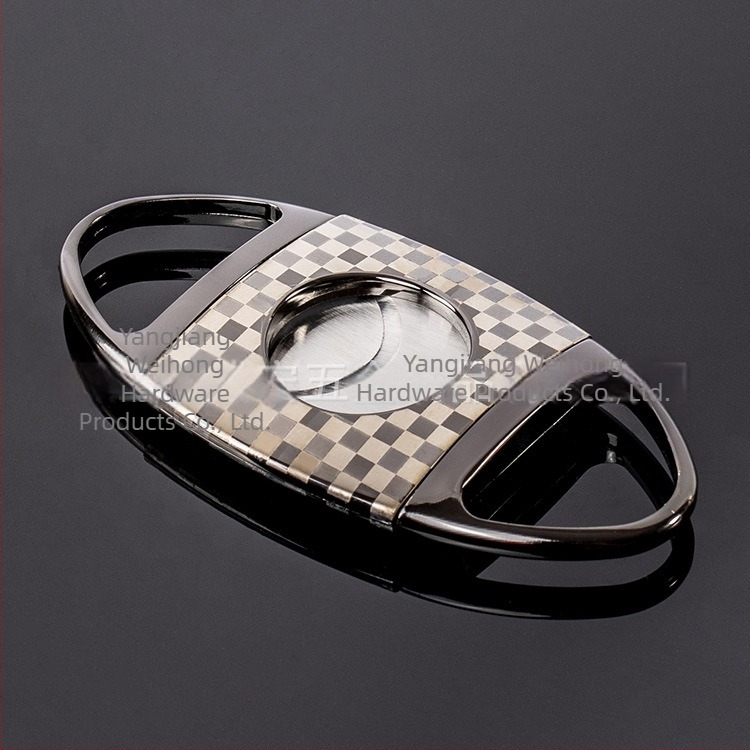 Szivarolló olló, cink ötvözet, kétoldalas penge, díszdoboz, logó nyomtatva, testreszabás elérhető