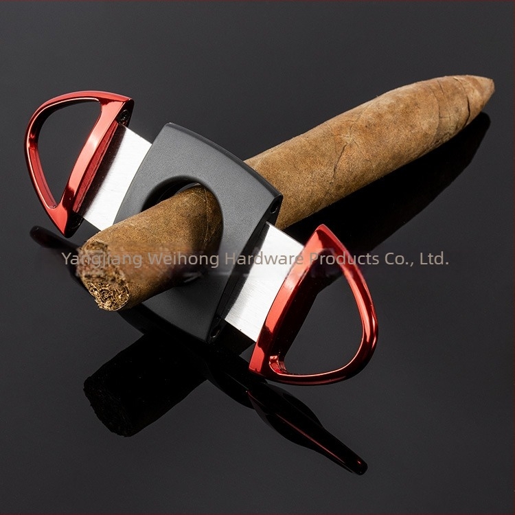 Szivarolló olló, cink ötvözet, kétoldalas penge, díszdoboz, logó nyomtatva, testreszabás elérhető