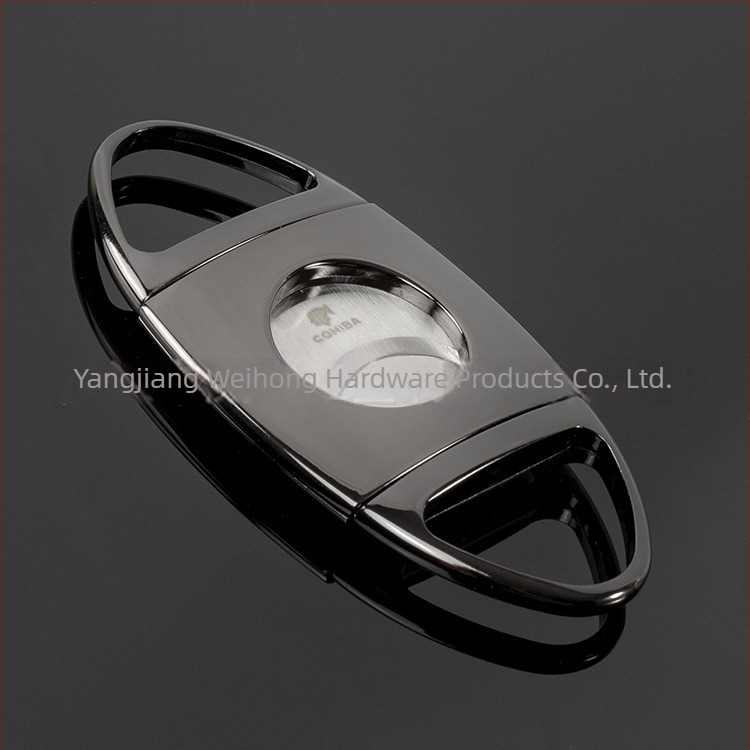 Szivarolló olló, cink ötvözet, kétoldalas penge, díszdoboz, logó nyomtatva, testreszabás elérhető