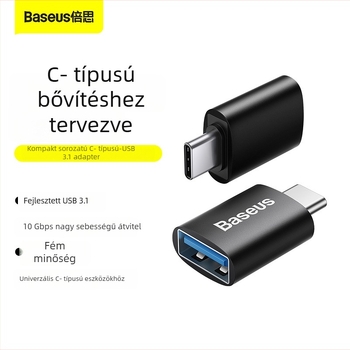 Baseus Kifinomult Sor Type-C férfi USB női OTG mini adapter USB 3.1 hordozható konverter