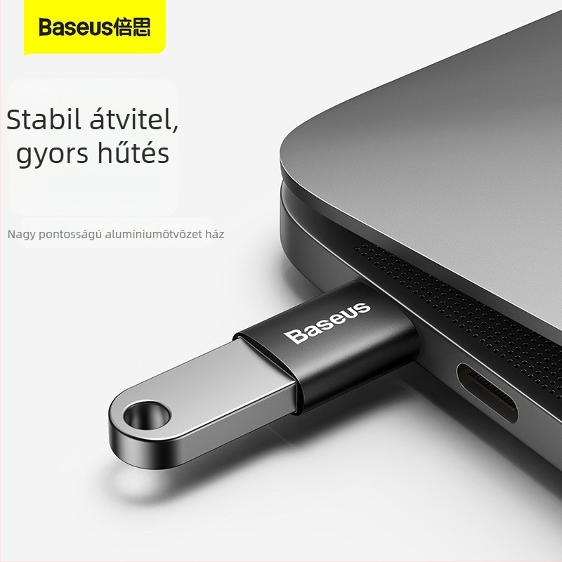 Baseus Kifinomult Sor Type-C férfi USB női OTG mini adapter USB 3.1 hordozható konverter