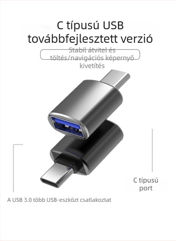 Mercedes-Benz autóhoz Type-C USB 3.0 adat- és töltési adapter