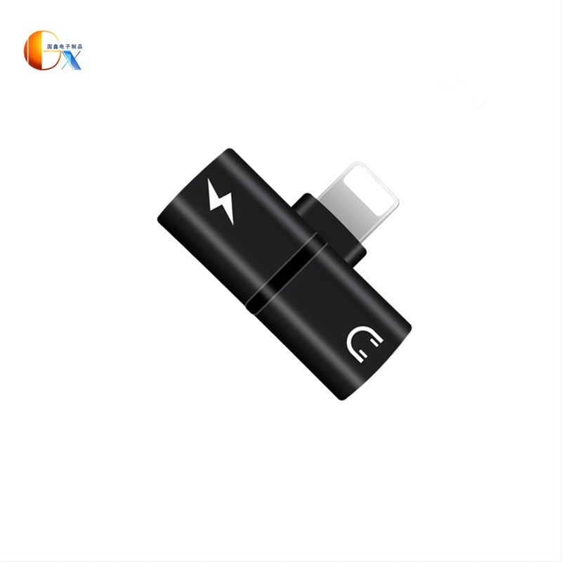 Guoxin fém audio adapter Apple fülhallgatókhoz – kettős Lightning csatlakozó, általános kompatibilitás, modell Adapter
