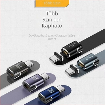240W mágneses USB-C adapter 80Gb magas sebességű átvitel, Thunderbolt 5/4 kompatibil, teljes funkciós Type-C mágneses csatlakozó