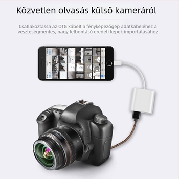 USB 3.0 női Lightning OTG adapter iPhone-hoz