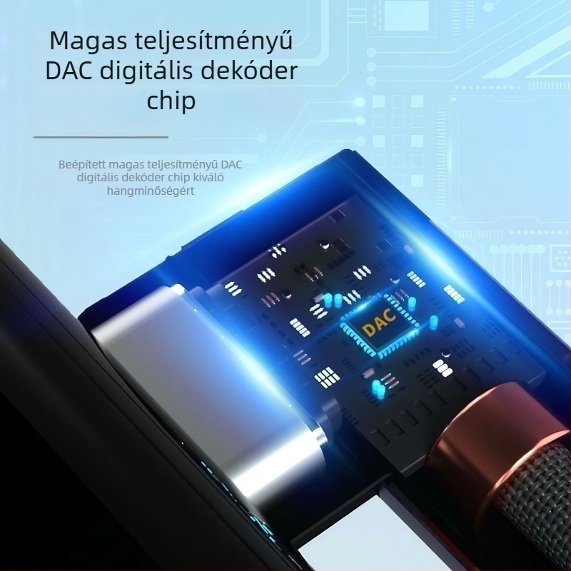 Cheng hongshun Elbow adapter: Type-C-ról 3,5 mm-es digitális audio dekóder fejhallgató adapter Huawei, Apple és Samsung telefonokhoz