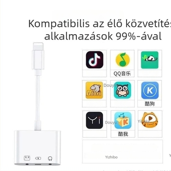 Type-C hangkártya konverter iPhone, Huawei és Xiaomi számára