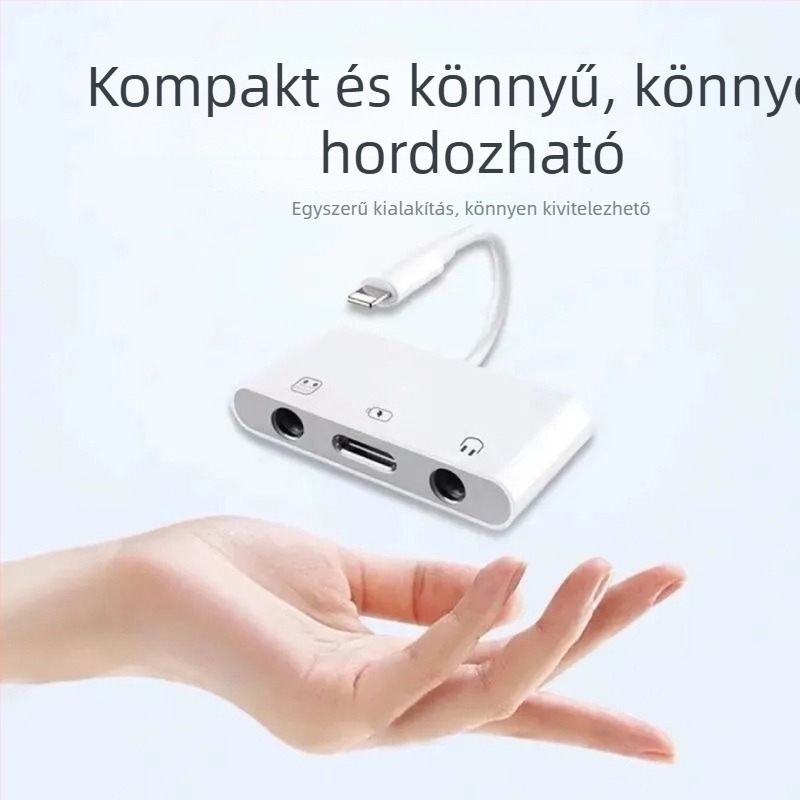 Type-C hangkártya konverter iPhone, Huawei és Xiaomi számára