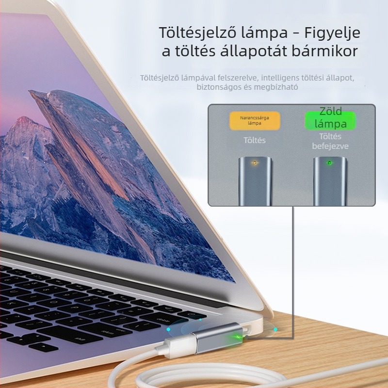 Type-C női MagSafe 2 adapter MacBook töltéséhez