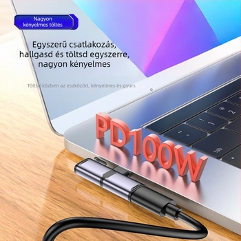 All-in-One Type-C Apple adapter Lightning hanggal és 100W PD gyors töltéssel tablettákhoz (modellek 15-17)