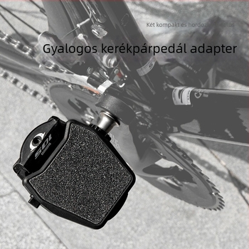 Országúti kerékpár pedál konverter SPD/LOOK-ról lapos pedálra – állítható, modell ppz03, anyag PA6+GF30%