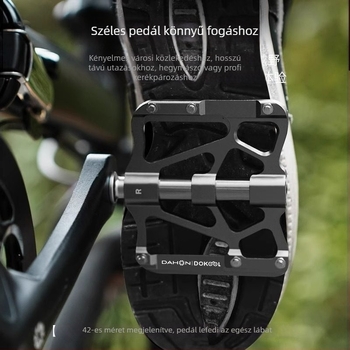 Dahon Big Ride pedálok – alumínium ötvözet, univerzális MTB/úti kerékpárhoz, modell YFDH96
