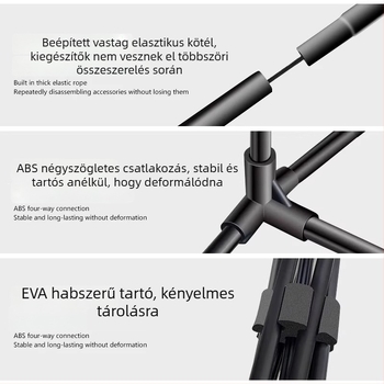 Pickleball háló hordozható állvánnyal, beltéri és kültéri használatra