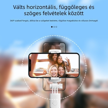 Mobiltelefonhoz készült Selfie Stick Tripod forgatható talppal, Youruier ötvözet, távirányítóval, testreszabható