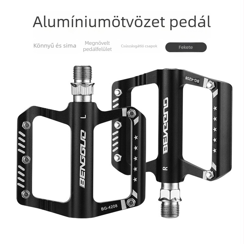 Alumíniumötvözet pedál MTB és országúti kerékpárokhoz, krom-molibden acél tengely