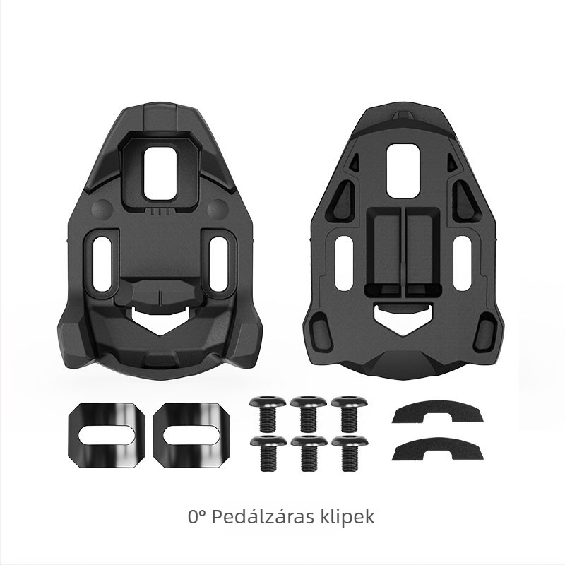 Útikerékpár pedál klipe önzáró mechanizmus, 0°/5° zárólemez, PA+TPU, SUKOU