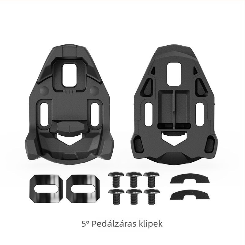 Útikerékpár pedál klipe önzáró mechanizmus, 0°/5° zárólemez, PA+TPU, SUKOU
