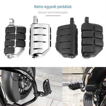 Harley Serieshez tervezett első pedál – alumínium ötvözet, elektroplakáció, márka JH