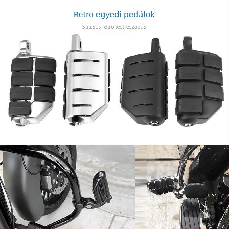 Harley Serieshez tervezett első pedál – alumínium ötvözet, elektroplakáció, márka JH