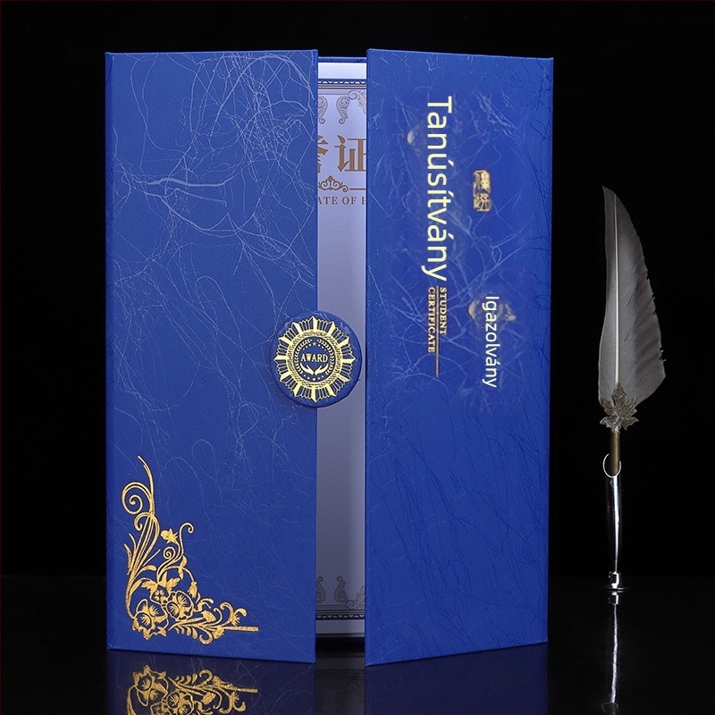 New enterprise treasure papíralapú díj igazolvány fedőlap iskolások, tanárok, köztisviselők és vállalati dolgozók számára