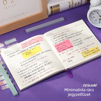 PU borítású notesz, varrott kötés, fehér papír 100 g/m², modell 12004