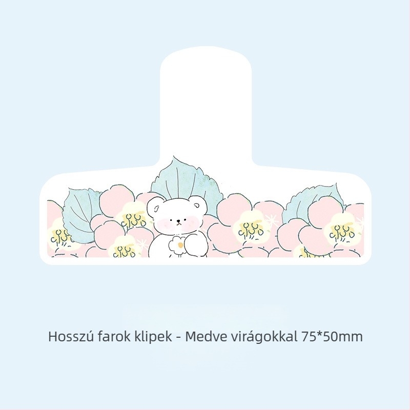 Marubeni Home akril planner clip – aranyos karikatúra dizájn, vízszintes kialakítás, egyedi forma