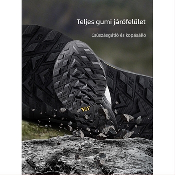 361° Yushan 3.0 férfi túrabakancsok – textil felső rész, külső gumírozott talp, gumi talp, kopásálló