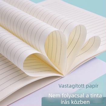 Üzleti stílusú vonalas jegyzetfüzet, kötés: vonalas, Dowling papír, 80 g/m², 1–50 oldal