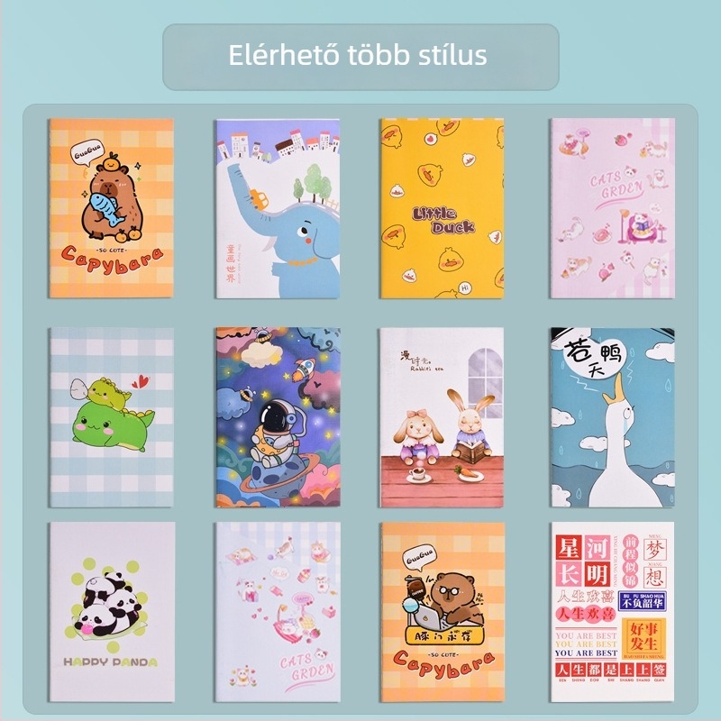 Üzleti stílusú vonalas jegyzetfüzet, kötés: vonalas, Dowling papír, 80 g/m², 1–50 oldal