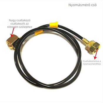 Ronghua Általános Modell Nitrogénnyomásmérő Készlet Hidraulikus Törőkhöz, Kompatibilis a 68/100/135 Kalapácsokkal, Modell General, Típus: Más, Mérési tartomány: 1, Pontosság: 1