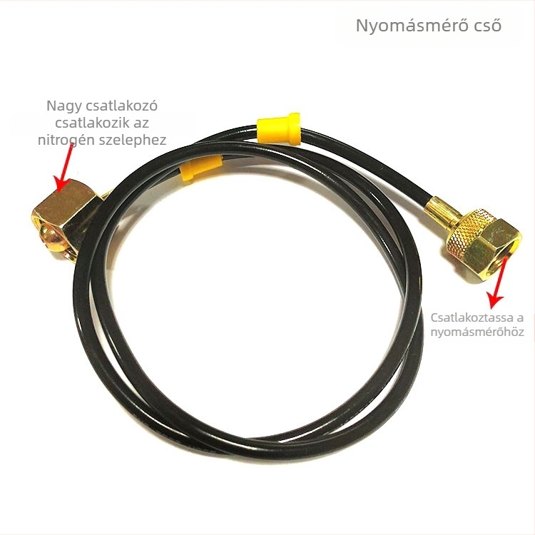 Ronghua Általános Modell Nitrogénnyomásmérő Készlet Hidraulikus Törőkhöz, Kompatibilis a 68/100/135 Kalapácsokkal, Modell General, Típus: Más, Mérési tartomány: 1, Pontosság: 1