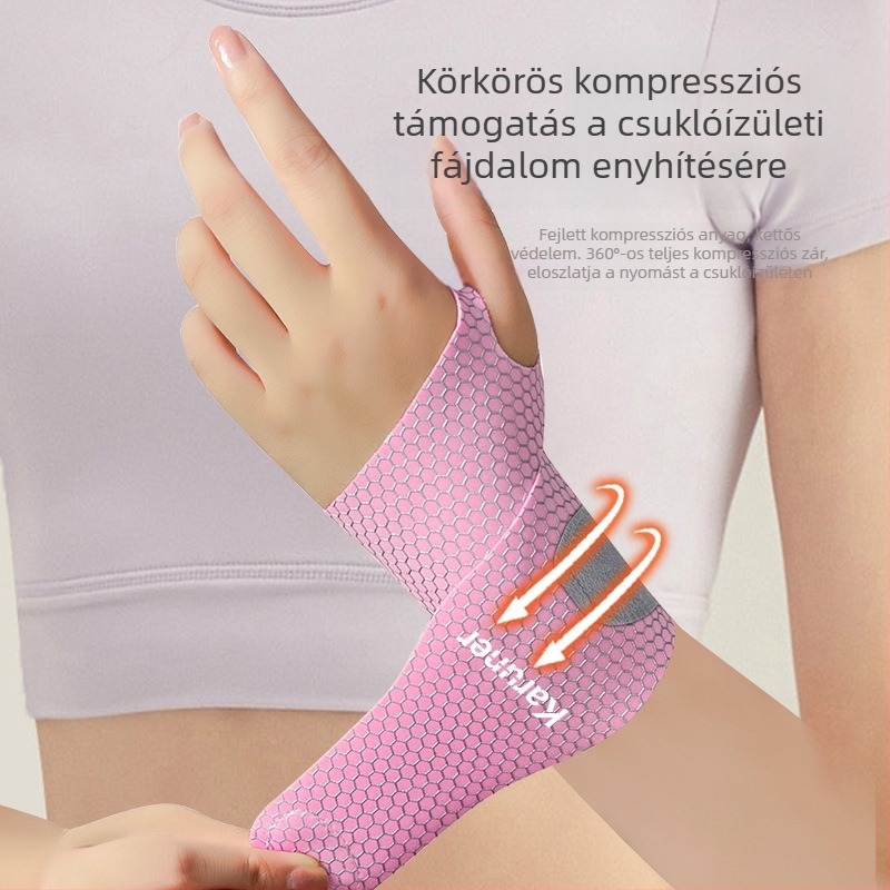 Csuklóvédő – felnőtteknek, kompressziós csuklóvédő, spandex anyag, futás és edzéshez