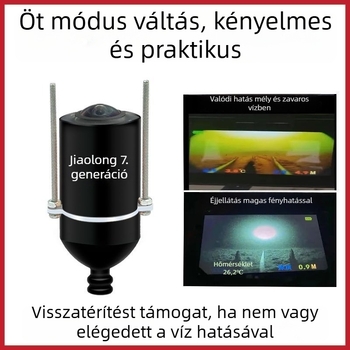 Vízalatti halászat kamera HD felbontással, Anchor Fish Finder márka, DC 10–18V, mélység 0,6–73 m