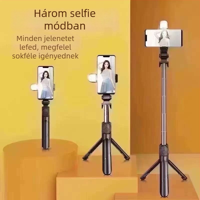 XT-02P Bluetooth selfie bot távirányítóval, alumínium ötvözetből készült
