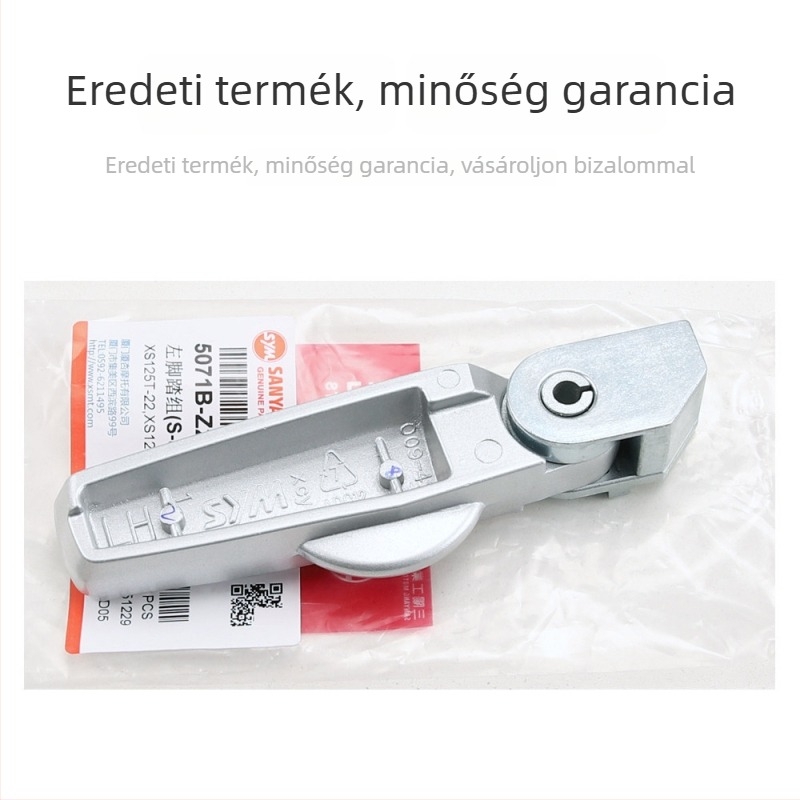 SHEX 125 motorkerékpár hátsó lábtartó – alumínium‑ötvözet, elektroplatázott felület