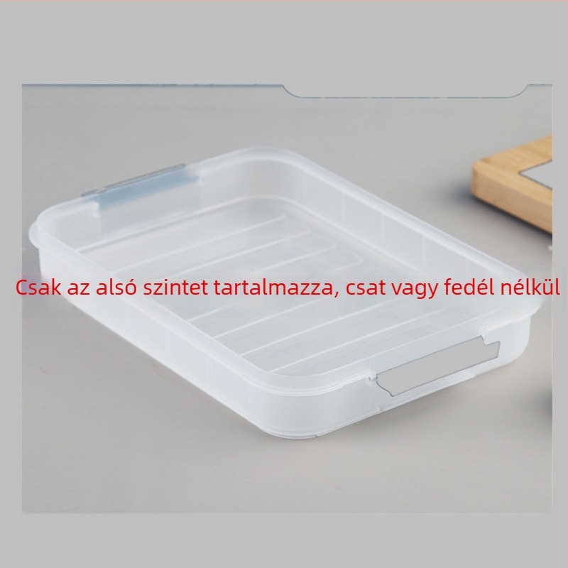 Dumpling Box – többszintes fagyasztó tál, konyhai tároló zárható